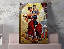 Wallity WY316 Lienzo Decorativo Multicolor 50 x 70 cm